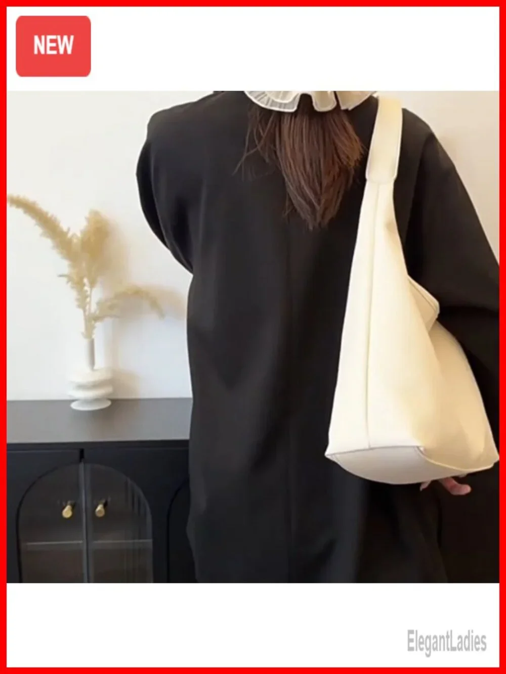 Large Slouchy Hobo Bag for Women Premium Vegan Leather Shoulder Tote Purse Work
